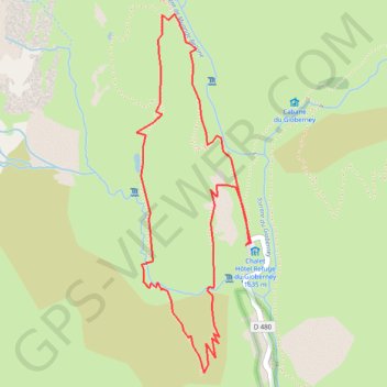 Lac du Lauzon GPS track, route, trail