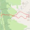 Le Lurien par le vallon de Gabardères GPS track, route, trail