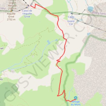Refuge du Mont Pourri GPS track, route, trail