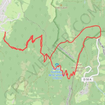 Signal des Voirons GPS track, route, trail