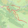 Cabane Dartigares secteur Soum du Leviste GPS track, route, trail