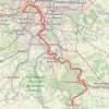 Paris Tours Etape 1 GPS track, route, trail