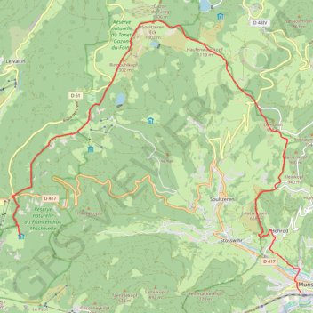 De Munster aux 3 Fours (Retour) - Stosswihr GPS track, route, trail