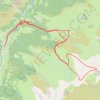 Le CABALIROS depuis ESTAING GPS track, route, trail