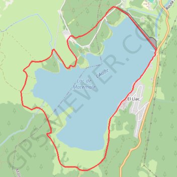 VTT 10 Lac de Matemale GPS track, route, trail