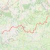 GR654 De Orcenais (Cher) à Dampierre (Indre) GPS track, route, trail