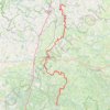 GR654 Randonnée de Dampierre (Indre) à Virareix (Haute-Vienne) GPS track, route, trail