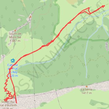 Soum du Prat du Rey GPS track, route, trail
