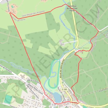 Saint-Ortaire GPS track, route, trail