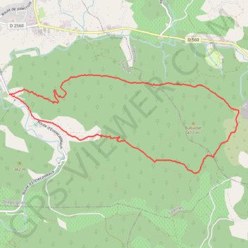 Salernes - les ruines de Garduera et de Peneyron GPS track, route, trail