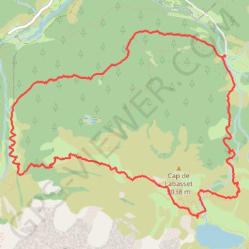 Lac de Peyrelade GPS track, route, trail