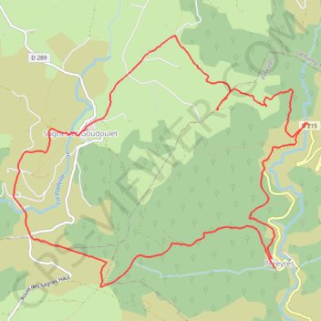 Cascade du Ray Pic GPS track, route, trail