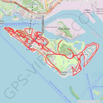 Sentosa - Singapore GPS track, route, trail