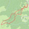 Du Plan du Chuet vers la Légette du Mirantin GPS track, route, trail