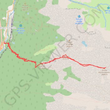 Moleta y cresta de la Tronquera GPS track, route, trail