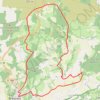Monts d'arré GPS track, route, trail