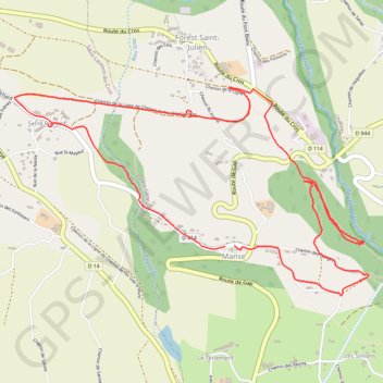 Randonnée des 10ans Manse GPS track, route, trail