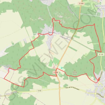 Soisy Rocher du Duc GPS track, route, trail