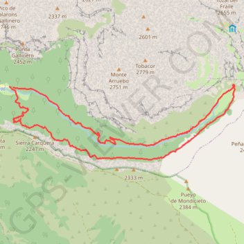 Faja de Pelay canyon de Ordesa GPS track, route, trail
