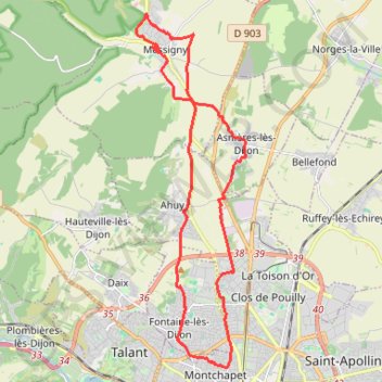 Boucle 5 GPS track, route, trail