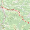 Traversée des Chateaux Cathares : Montségur - Foix GPS track, route, trail