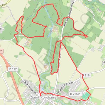 Saint Porchaire 17 GPS track, route, trail