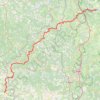 GR652 De Rocamadour (Lot) à Tournon-d'Agenais (Lot-et-Garonne) GPS track, route, trail