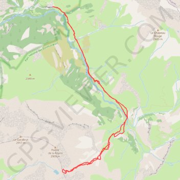 Col de Reyna GPS track, route, trail