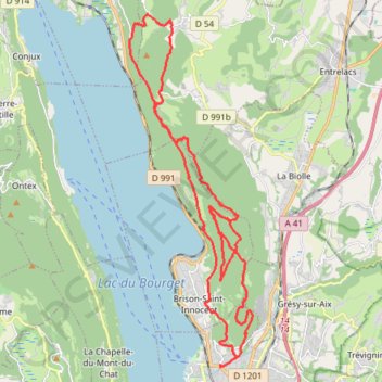 Corsuet - Meyrieu - Cessens GPS track, route, trail