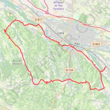Narcastet-Cuqueron GPS track, route, trail