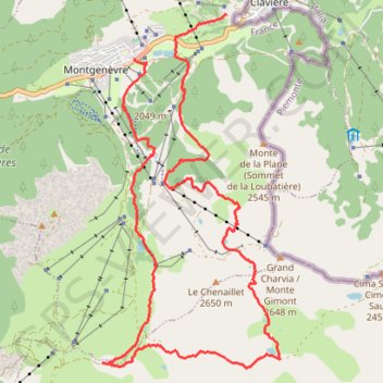 Rocher et lac de l'Aigle GPS track, route, trail