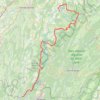 Grande Traversée des Lacs (Étape 1) - Thoirette GPS track, route, trail
