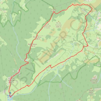 Les Mails Lourdais GPS track, route, trail