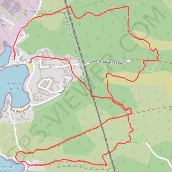 Les Laurons (Martigues) GPS track, route, trail