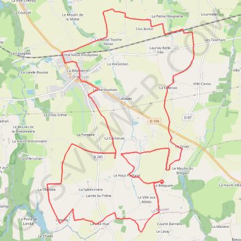 LA BOUSSAC GPS track, route, trail