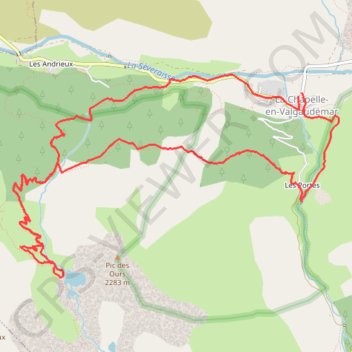 Valgaudemar - Lacs de Petarel GPS track, route, trail