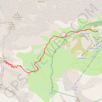 Port de Campbieil GPS track, route, trail