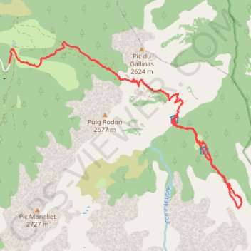 Caranca Coume de Bassibes GPS track, route, trail