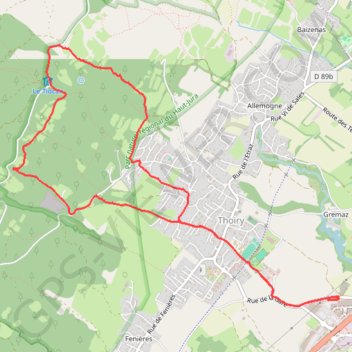 TTT 2024 10km GPS track, route, trail