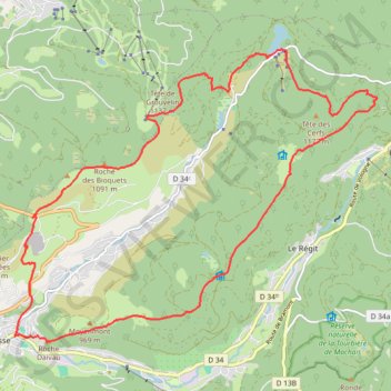 Le tour de la vallée du Chajoux GPS track, route, trail