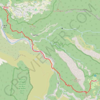 GRR2 De Dos-d'Âne à Aurère GPS track, route, trail