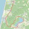 Moliets - Tour du lac de Soustons GPS track, route, trail