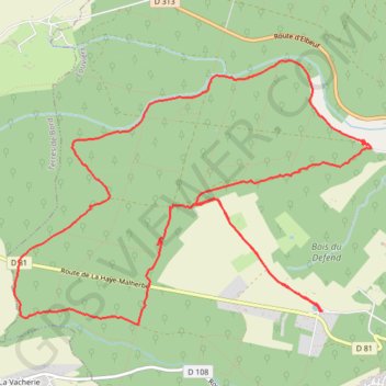La Mare Saint Lubin GPS track, route, trail