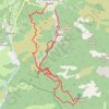 Championnat du Canigó - Les Mattes rouge - Tracé 2017 GPS track, route, trail