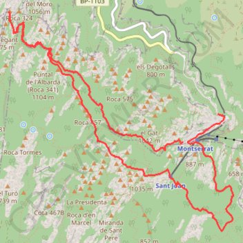 Montserrat GPS track, route, trail
