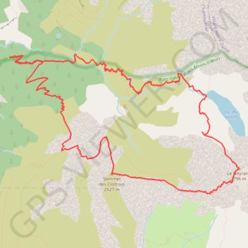 Le Neyrard en boucle (Écrins) GPS track, route, trail