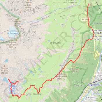 20-07-17 Aiguilles Rouges GPS track, route, trail