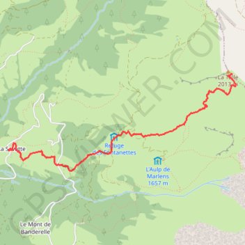 Col de la Tulle GPS track, route, trail