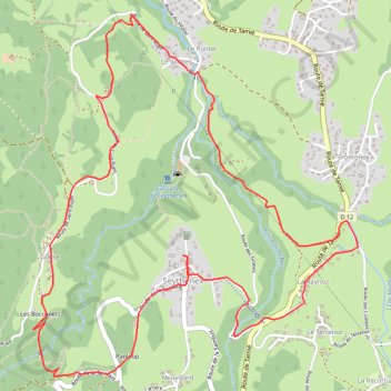 Circuit des Ponts de Seythenex GPS track, route, trail