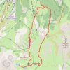 Les lacs Merlet en boucle GPS track, route, trail